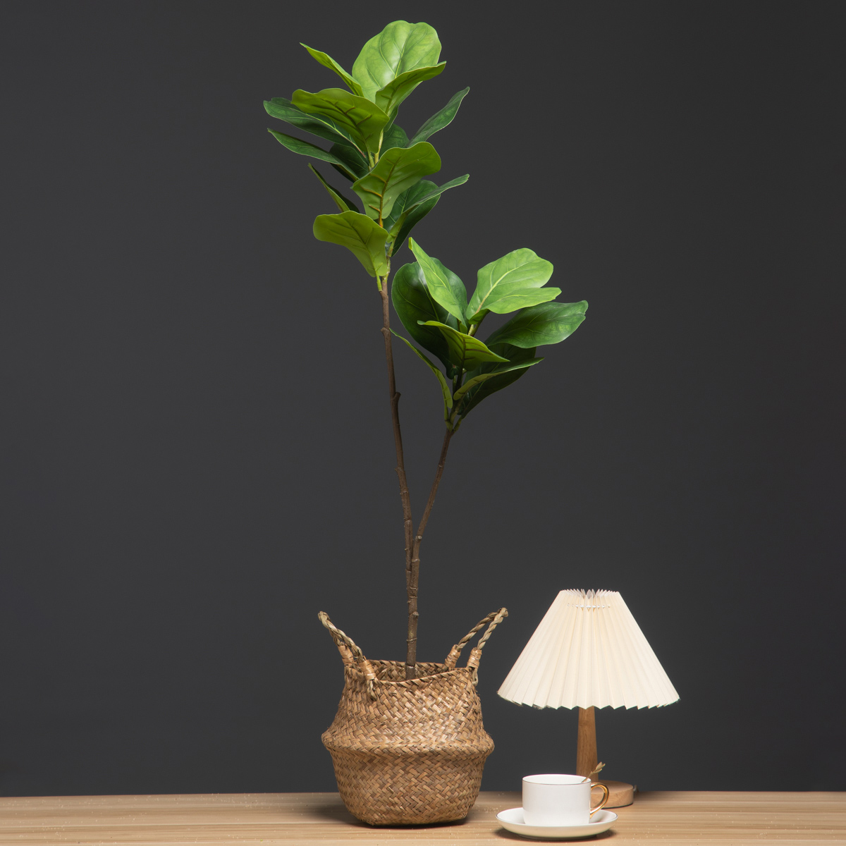 Rama de árbol de Ficus Artific - Rubber Plant Ficus reseña y precio