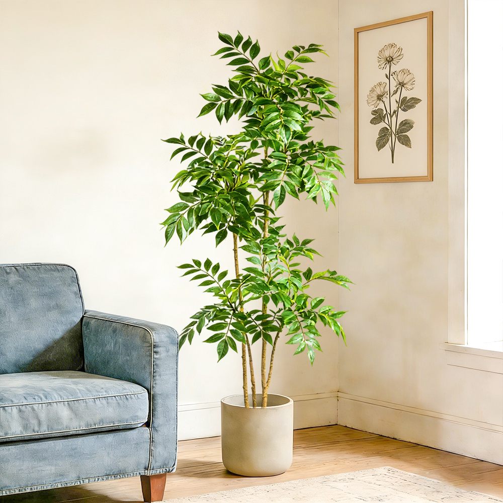 Árbol de Caucho Artificial de  - Rubber Plant Ficus reseña y precio
