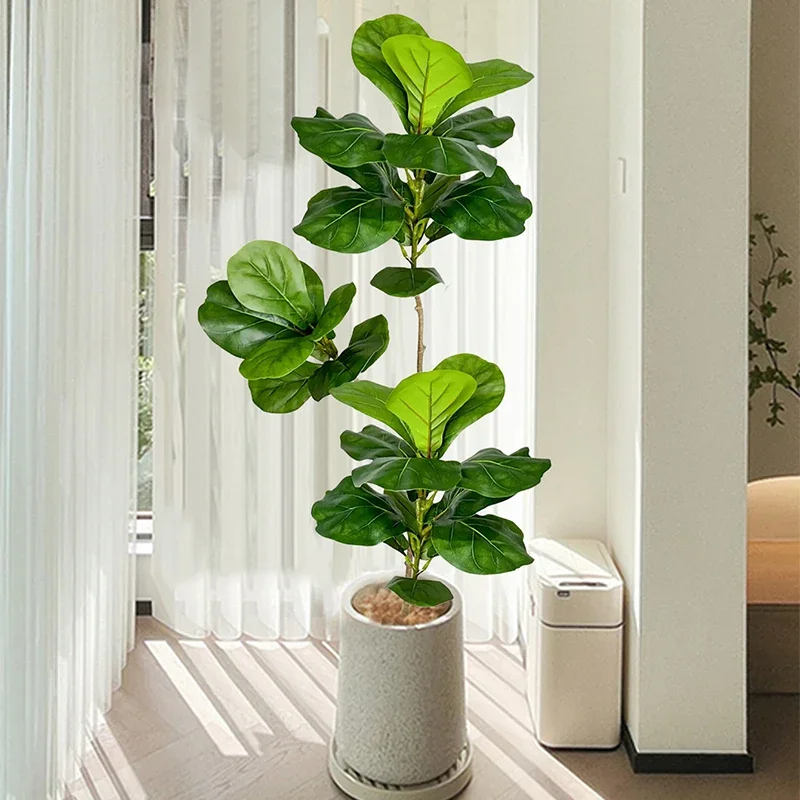 Árbol de Ficus Artificial Gran - Rubber Plant Ficus reseña y precio