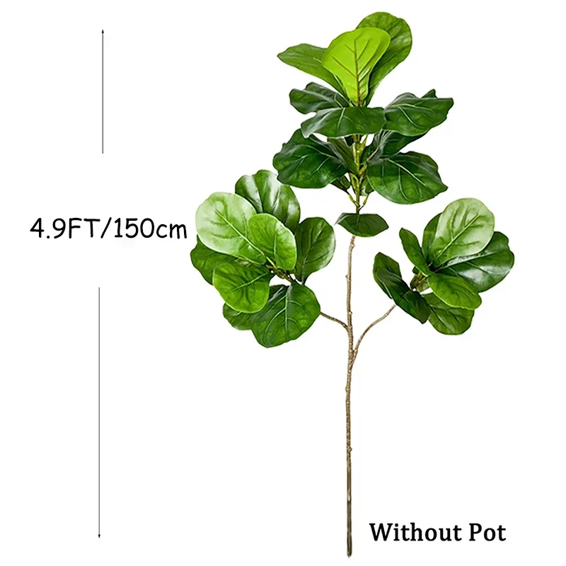 Árbol de Ficus Artificial Gran - Rubber Plant Ficus reseña y precio