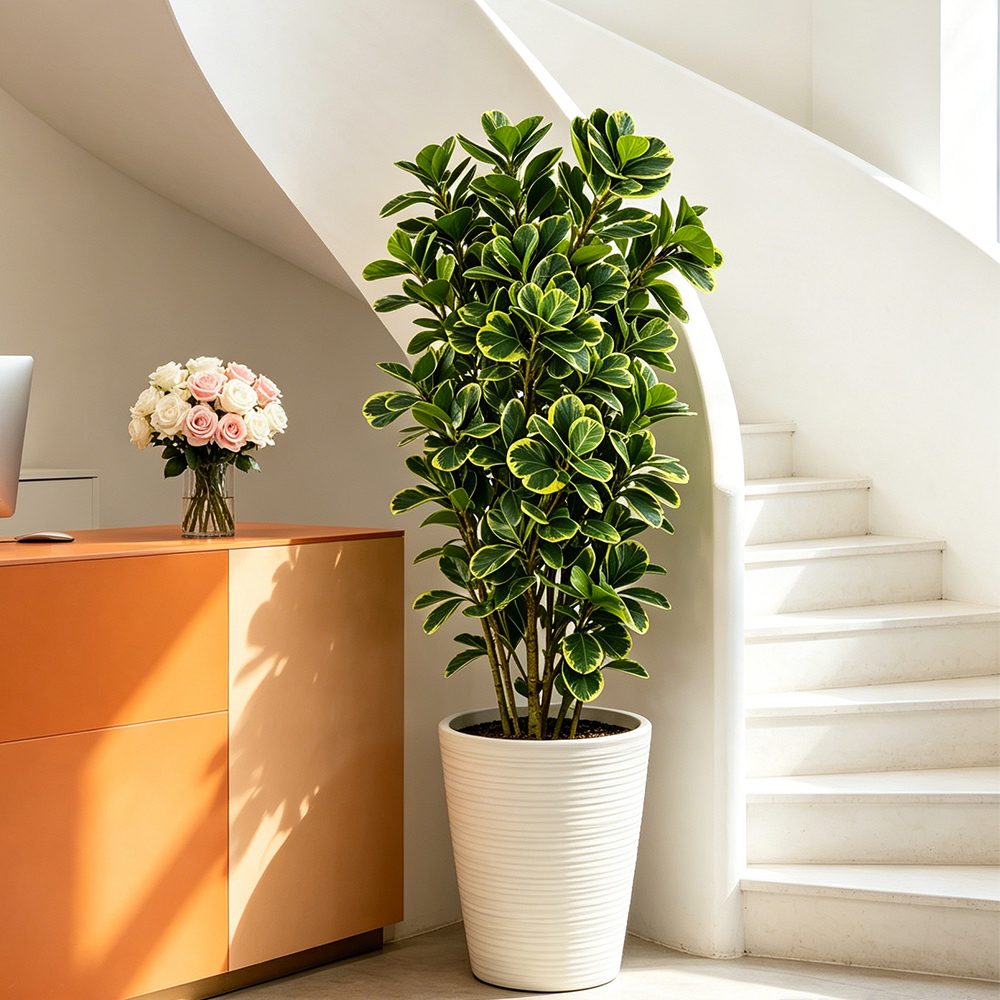 Árbol de Ficus Artificial de 7 - Rubber Plant Ficus reseña y precio